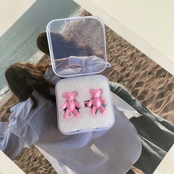 Teddy Bear Pin Belt For Snug Jeans Female Ornament Invisible Ornaments Belt Buckles