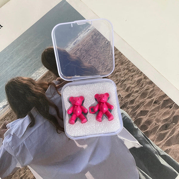 Teddy Bear Pin Belt For Snug Jeans Female Ornament Invisible Ornaments Belt Buckles