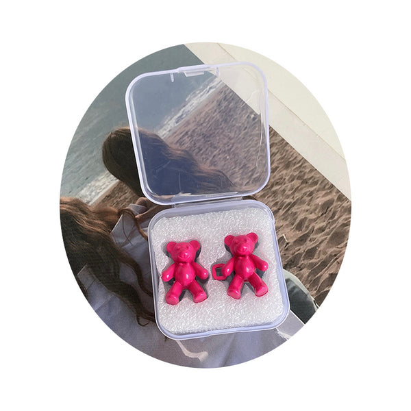 Teddy Bear Pin Belt For Snug Jeans Female Ornament Invisible Ornaments Belt Buckles