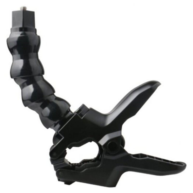 Clamp Mount With 1 / 4 Screw Flexible Gooseneck For Gopro Hero5 6 7 2018 Yi 4K Sj4000 Sj5000 Sj6000 Black Other Camera & Photo Accs