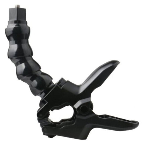 Clamp Mount With 1 / 4 Screw Flexible Gooseneck For Gopro Hero5 6 7 2018 Yi 4K Sj4000 Sj5000 Sj6000 Black Other Camera & Photo Accs