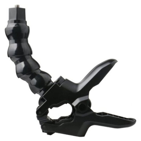 Clamp Mount With 1 / 4 Screw Flexible Gooseneck For Gopro Hero5 6 7 2018 Yi 4K Sj4000 Sj5000 Sj6000 Black Other Camera & Photo Accs