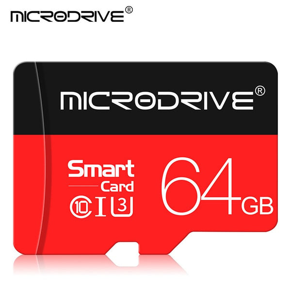 Class 10 Red Micro Sd Card 64Gb Memory Microsd Usb Flash For Smartphone