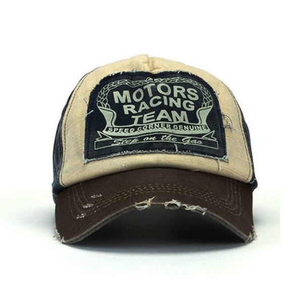 Classic Patchwork Baseball Cap Hat Cotton Strapback Hats & Headwear