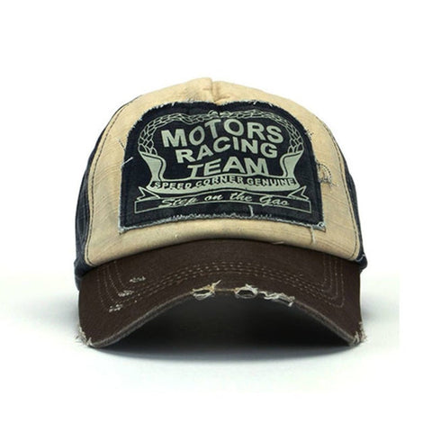 Classic Patchwork Baseball Cap Hat Cotton Strapback Hats & Headwear