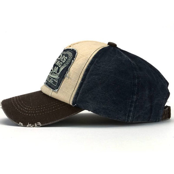 Classic Patchwork Baseball Cap Hat Cotton Strapback