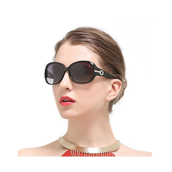 Classic Style Diamond Pattern Polarized Sunglasses