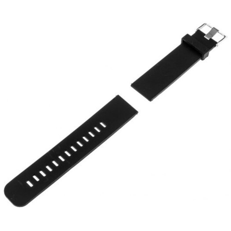 Classic Watch Replacement Soft Silicone Bands Strap For Amazfit Black Watch Bands