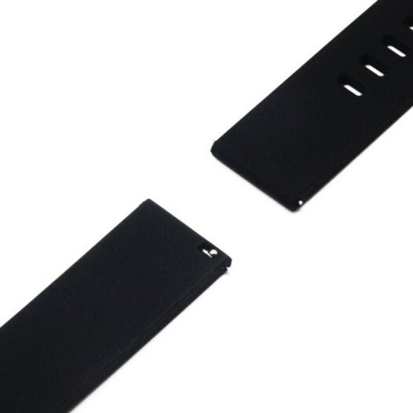Classic Watch Replacement Soft Silicone Bands Strap For Amazfit Black