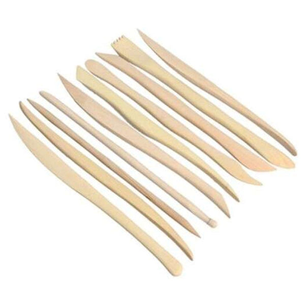 Clay Sculpture Tool For Etching Object 10Pcs Champagne Pottery Tools & Sets