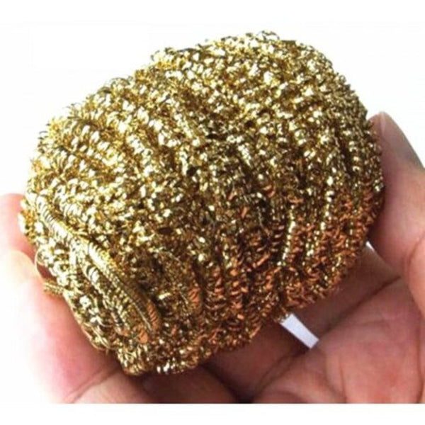 Cleaner Steel Cleaning Wire Sponge Ball Gold