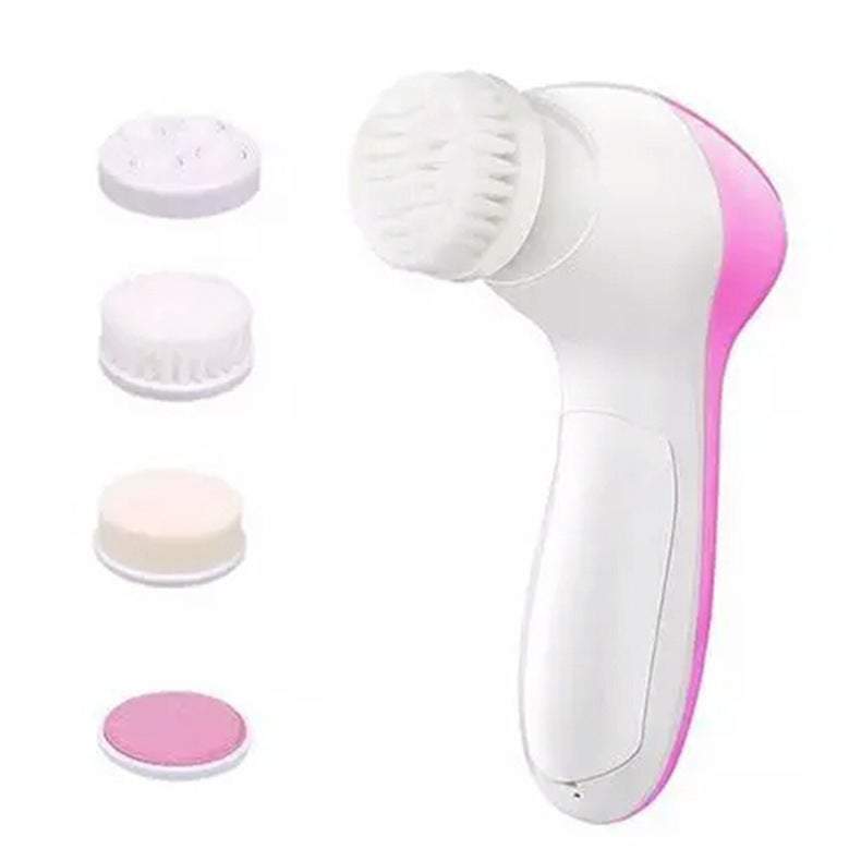 Face Wash Cleansing Brush Rotating 5 Heads Deep Gentle Exfoliation Remove Blackheads Massage Facial Cleansing Devices