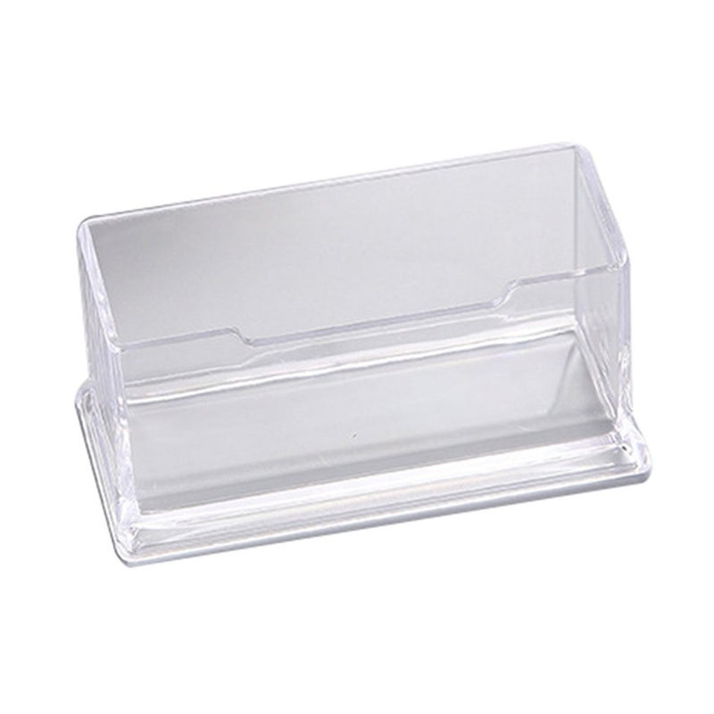 Clear Business Card Holder Display Stand Desk Desktop Countertop Business Card Holders