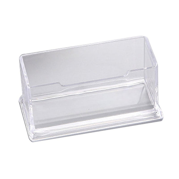 Clear Business Card Holder Display Stand Desk Desktop Countertop Business Card Holders