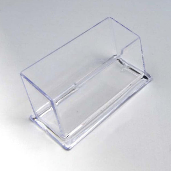Clear Business Card Holder Display Stand Desk Desktop Countertop Business Card Holders