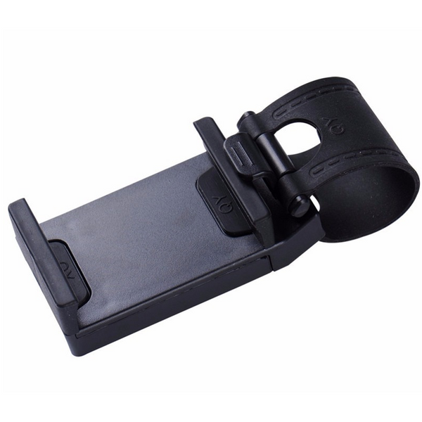 Universal Stand Car Steering Wheel Clip Mount Holder For Mobile Phone Accessories Black Mounts & Holders