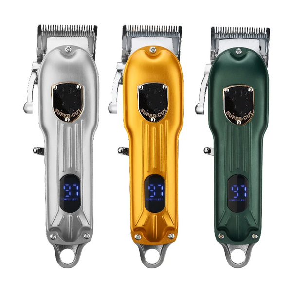 10W High Power Professional Hair Clippers Wireless Haircut Machine With Lcd Display Barber Clippers & Trimmers