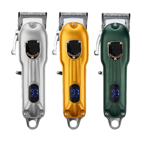 10W High Power Professional Hair Clippers Wireless Haircut Machine With Lcd Display Barber Clippers & Trimmers