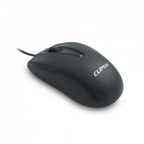 Cliptec Xilent Scroll - 1200Dpi Silent Optical Mouse Black