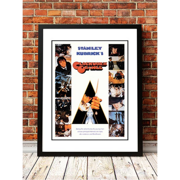 Clockwork Orange' Cult Movie Poster! Framed A4 Posters & Prints