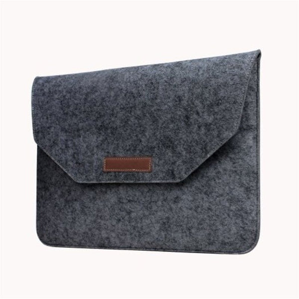 Cloth Sleeve Laptop Notebook Bag Pouch Case For Macbook Air 13 Inch Black Laptop Cases & Bags