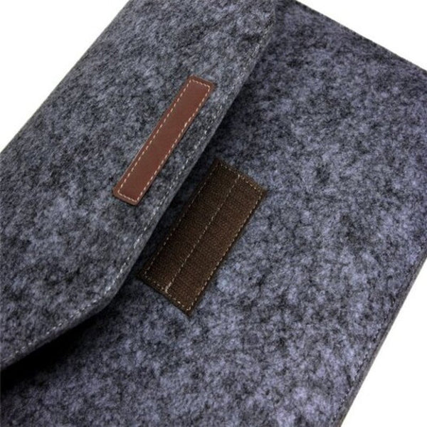 Cloth Sleeve Laptop Notebook Bag Pouch Case For Macbook Air 13 Inch Black Laptop Cases & Bags