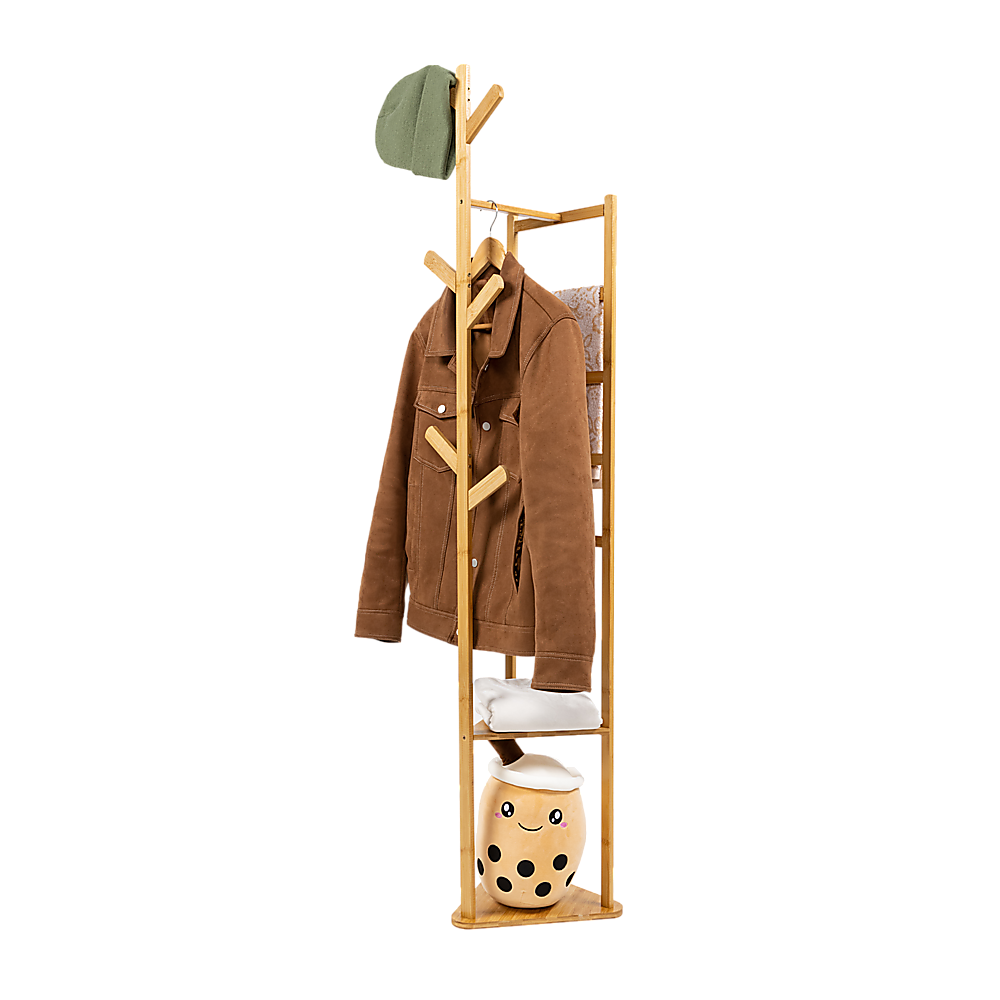 Garment Racks Randy & Travis Machinery Clothes Coat Rack Garment Stand Shelf Wooden Tree Hanger Bag Hat Hook Holder