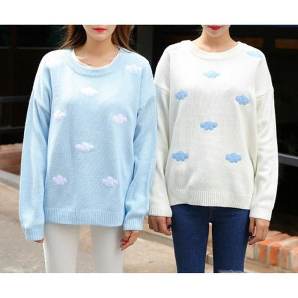 Cloud Crewneck Pullover Sweatshirt Jumpers & Cardigans