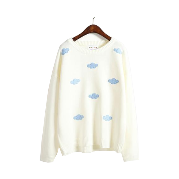 Cloud Crewneck Pullover Sweatshirt Jumpers & Cardigans