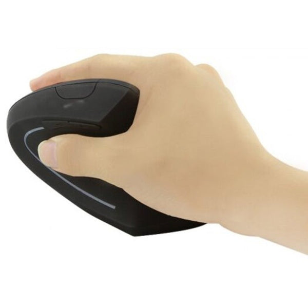 Cm0090c Rechargeable Optical Ergonomic Vertical Wireless Mouse Black Mice Trackballs & Touchpads