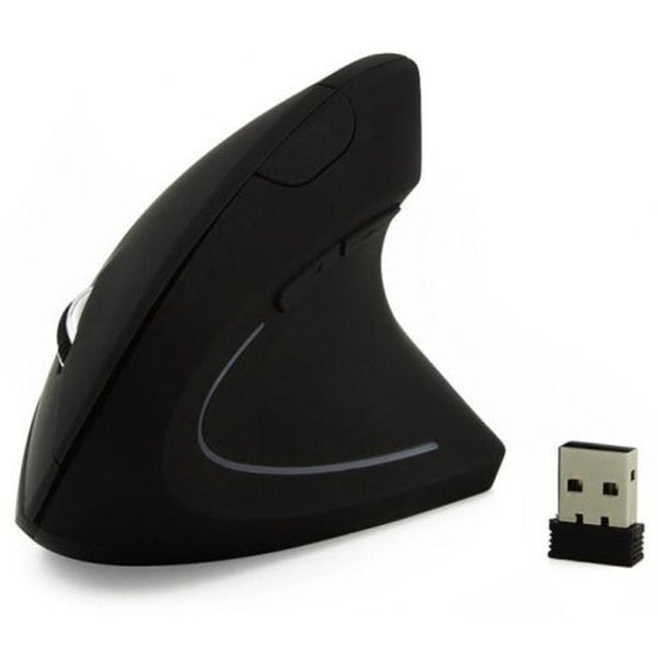 Cm0090c Rechargeable Optical Ergonomic Vertical Wireless Mouse Black Mice Trackballs & Touchpads