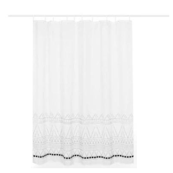 Coastal White Shower Curtain Shower Curtains