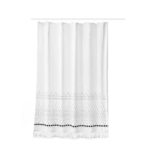 Coastal White Shower Curtain Shower Curtains