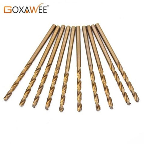 Cobalt For Metal Wood Working M35 Steel Straight Shank 1.0 3.0Mm Twist 3042 1.5X10pcs Drill Bits