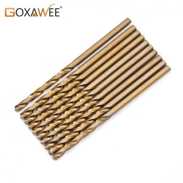 Cobalt For Metal Wood Working M35 Steel Straight Shank 1.0 3.0Mm Twist 3042 1.5X10pcs Drill Bits