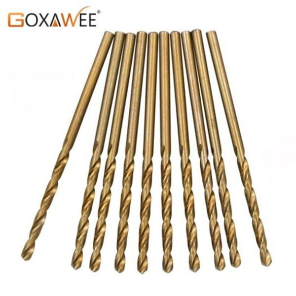 Cobalt For Metal Wood Working M35 Steel Straight Shank 1.0 3.0Mm Twist 3042 1.5X10pcs Drill Bits