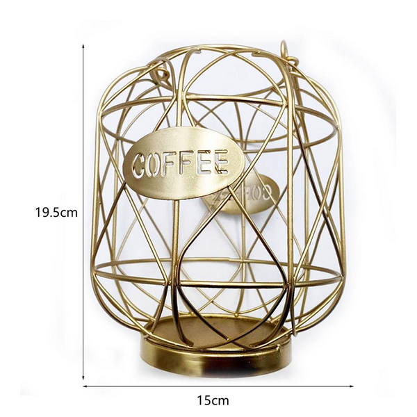 Coffee Pod Holder Large Capacity Pods Capsules Storage Organizer Basket Racks & Holders