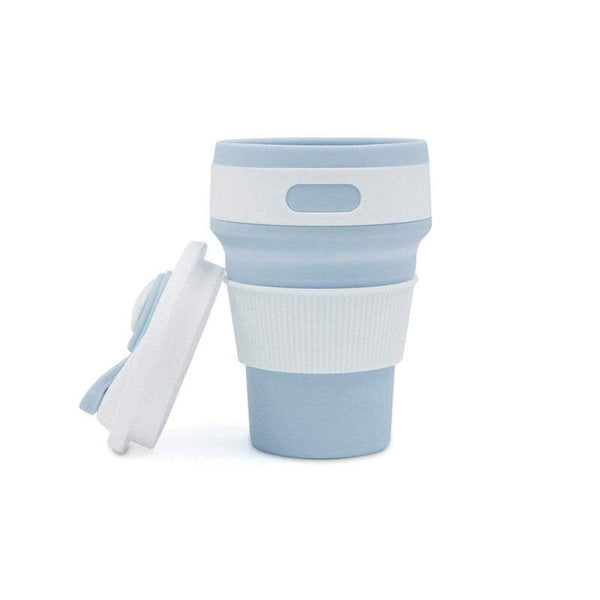 Coffee Cups Collapsible Silicone With Lid Mugs