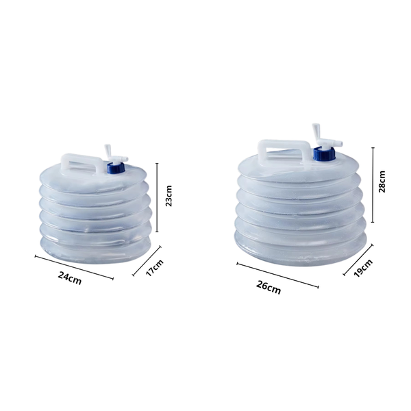 Collapsible Foldable Water Container 10L 15L For Camping Water Carriers & Jerrycans
