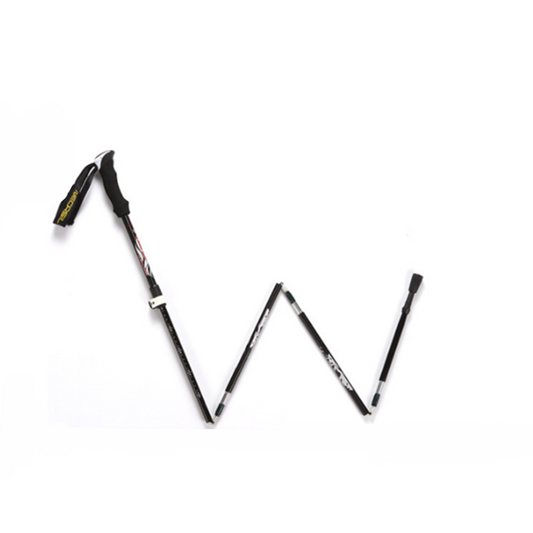 Collapsible Stick 5 Section Inner Lock Plus External Locking Handle Walking & Trekking Sticks