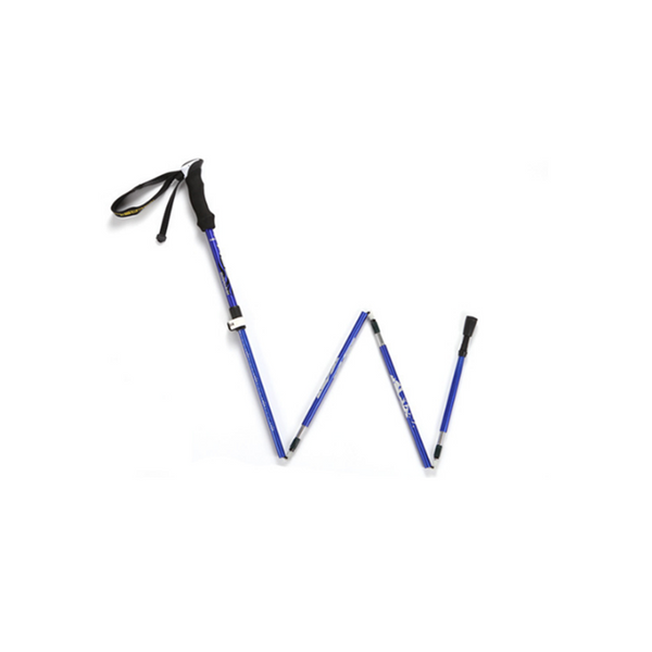 Collapsible Stick 5 Section Inner Lock Plus External Locking Handle Walking & Trekking Sticks