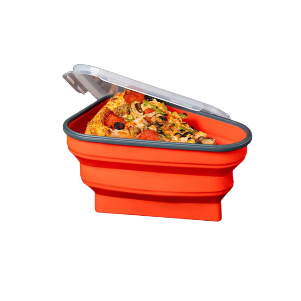 Collapsible Functional Pizza Slice Storage Container Food Storage Containers