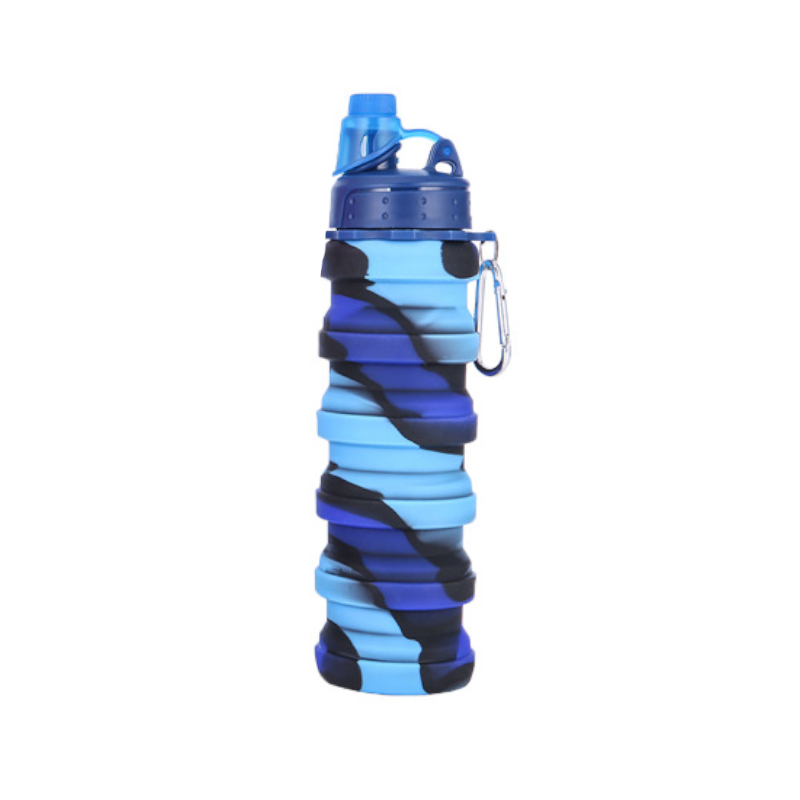 Collapsible Water Bottle Leakproof Fold Silicone Cute Bottles Kids Cup With Straw Water Bottles & Vacuum Flasks