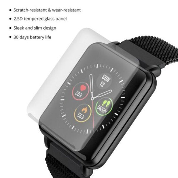 Colmi Land 1 Smart Watch With Fitness Tracker For Iphone Andriod Phone Black Smart Watches