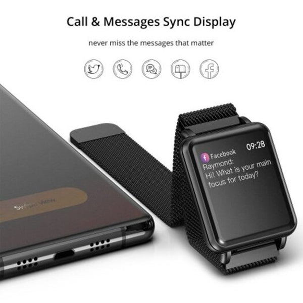 Colmi Land 1 Smart Watch With Fitness Tracker For Iphone Andriod Phone Black Smart Watches