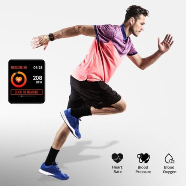 Colmi Land 1 Smart Watch With Fitness Tracker For Iphone Andriod Phone Black Smart Watches