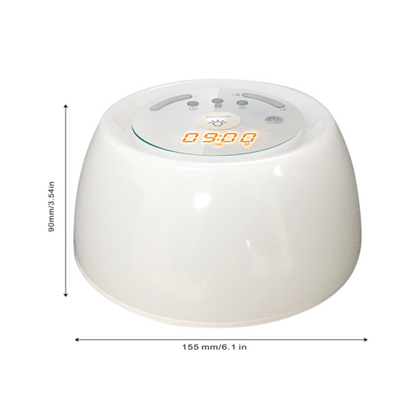 Colorful Bedroom Night Light Simulation Sunrise Electronic Alarm Clock Wake Up Intelligent Sleep