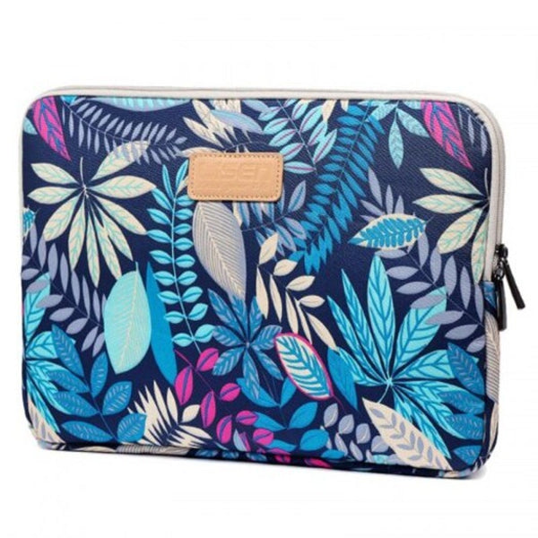 Colorful Leaf Notebook Sleeve Bag Laptop 15.6 Inch White