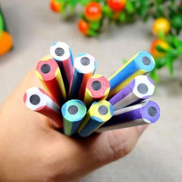 Colorful Magic Bendy Flexible Soft Pencil With Eraser 10Pcs Multi