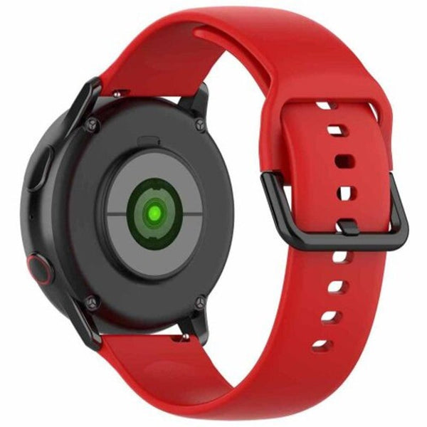 Colorful Silicone Strap For Samsung Galaxy Watch Active 2Th Lava Red Watch Bands